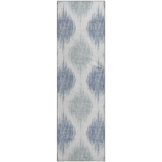 Piper Looms Mayfield Ikat AMF848 Sky Machine Washable Area Rug Runner Main Image