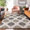 Piper Looms Mayfield Ikat AMF848 Taupe Machine Washable Area Rug Lifestyle Image Feature