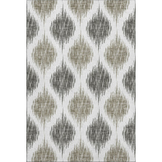 Piper Looms Mayfield Ikat AMF848 Taupe Machine Washable Area Rug main image