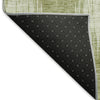 Piper Looms Mayfield Ikat AMF849 Aloe Machine Washable Area Rug Backing Image
