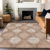 Piper Looms Mayfield Ikat AMF849 Coral Machine Washable Area Rug Lifestyle Image Feature