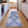 Piper Looms Mayfield Ikat AMF849 Denim Machine Washable Area Rug Runner Lifestyle Image Feature