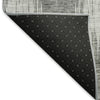 Piper Looms Mayfield Ikat AMF849 Gray Machine Washable Area Rug Backing Image