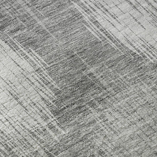 Piper Looms Mayfield Ikat AMF849 Gray Machine Washable Area Rug Swatch Image