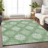 Piper Looms Mayfield Ikat AMF849 Mint Machine Washable Area Rug Lifestyle Image Feature