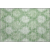 Piper Looms Mayfield Ikat AMF849 Mint Machine Washable Area Rug Scatter Main Image