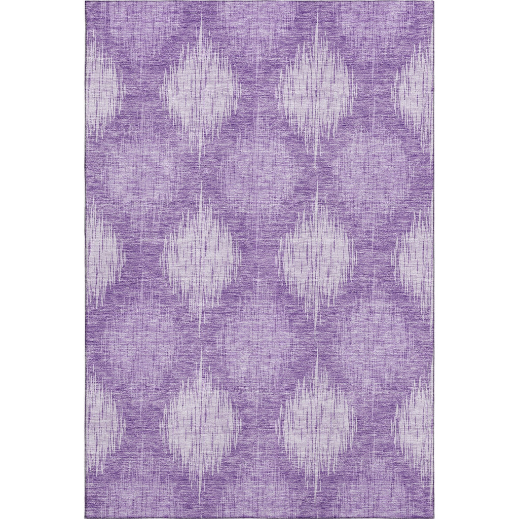 Piper Looms Mayfield Ikat AMF849 Plum Machine Washable Area Rug main image