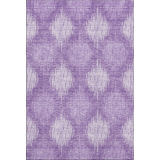 Piper Looms Mayfield Ikat AMF849 Plum Machine Washable Area Rug main image