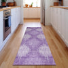 Piper Looms Mayfield Ikat AMF849 Plum Machine Washable Area Rug Runner Lifestyle Image Feature