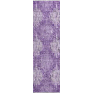 Piper Looms Mayfield Ikat AMF849 Plum Machine Washable Area Rug Runner Main Image