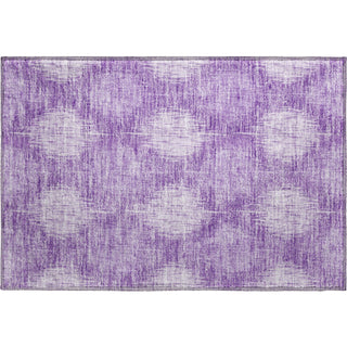 Piper Looms Mayfield Ikat AMF849 Plum Machine Washable Area Rug Scatter Main Image