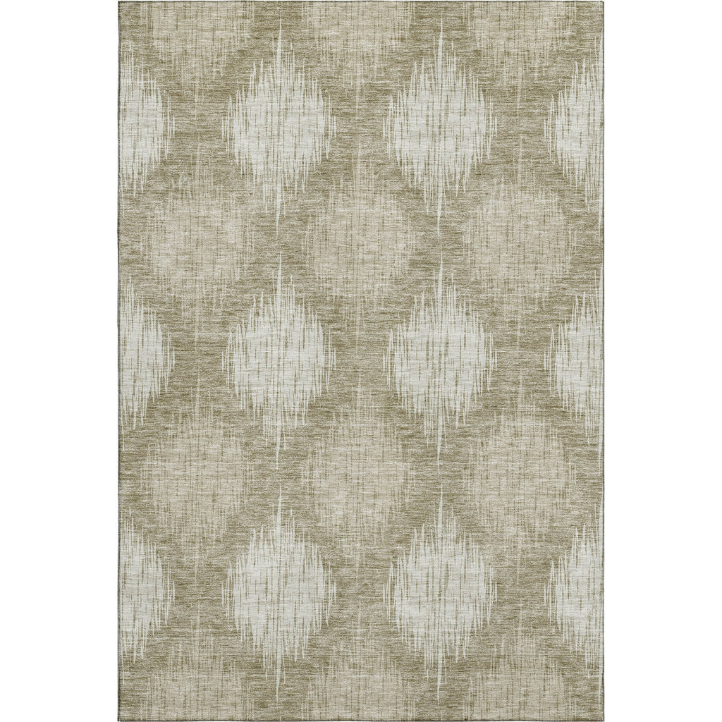 Piper Looms Mayfield Ikat AMF849 Taupe Machine Washable Area Rug main image