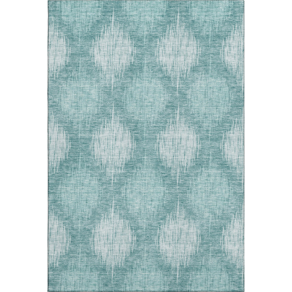 Piper Looms Mayfield Ikat AMF849 Teal Machine Washable Area Rug main image