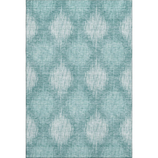 Piper Looms Mayfield Ikat AMF849 Teal Machine Washable Area Rug main image