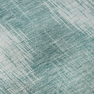 Piper Looms Mayfield Ikat AMF849 Teal Machine Washable Area Rug Swatch Image