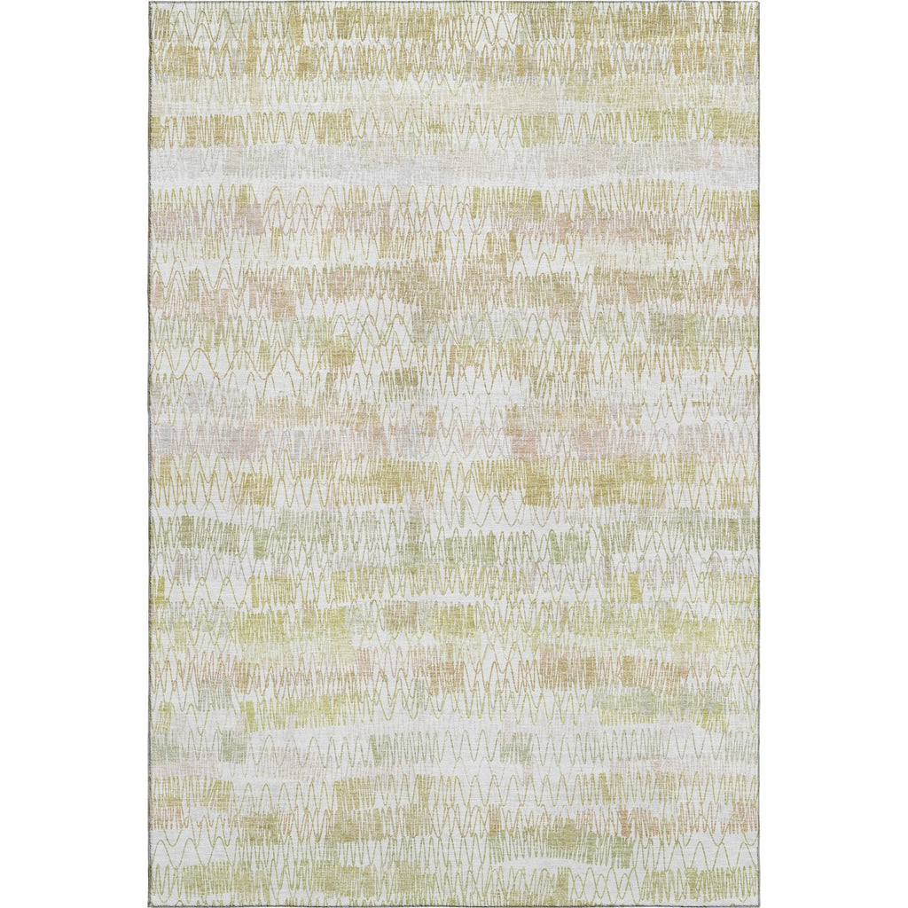 Piper Looms Mayfield Stripes AMF850 Gold Machine Washable Area Rug main image