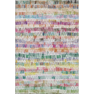 Piper Looms Mayfield Stripes AMF850 Green Machine Washable Area Rug main image