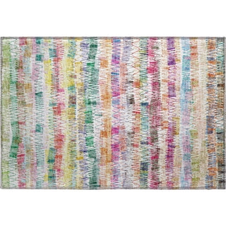 Piper Looms Mayfield Stripes AMF850 Green Machine Washable Area Rug Scatter Main Image