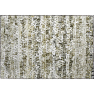 Piper Looms Mayfield Stripes AMF850 Taupe Machine Washable Area Rug Scatter Main Image