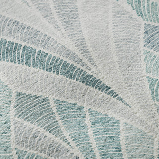 Piper Looms Mayfield Geometric AMF851 Aqua Machine Washable Area Rug Swatch Image
