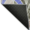 Piper Looms Mayfield Geometric AMF851 Blue Machine Washable Area Rug Backing Image