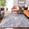 Piper Looms Mayfield Geometric AMF851 Denim Machine Washable Area Rug Lifestyle Image Feature