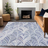 Piper Looms Mayfield Geometric AMF851 Denim Machine Washable Area Rug Lifestyle Image Feature