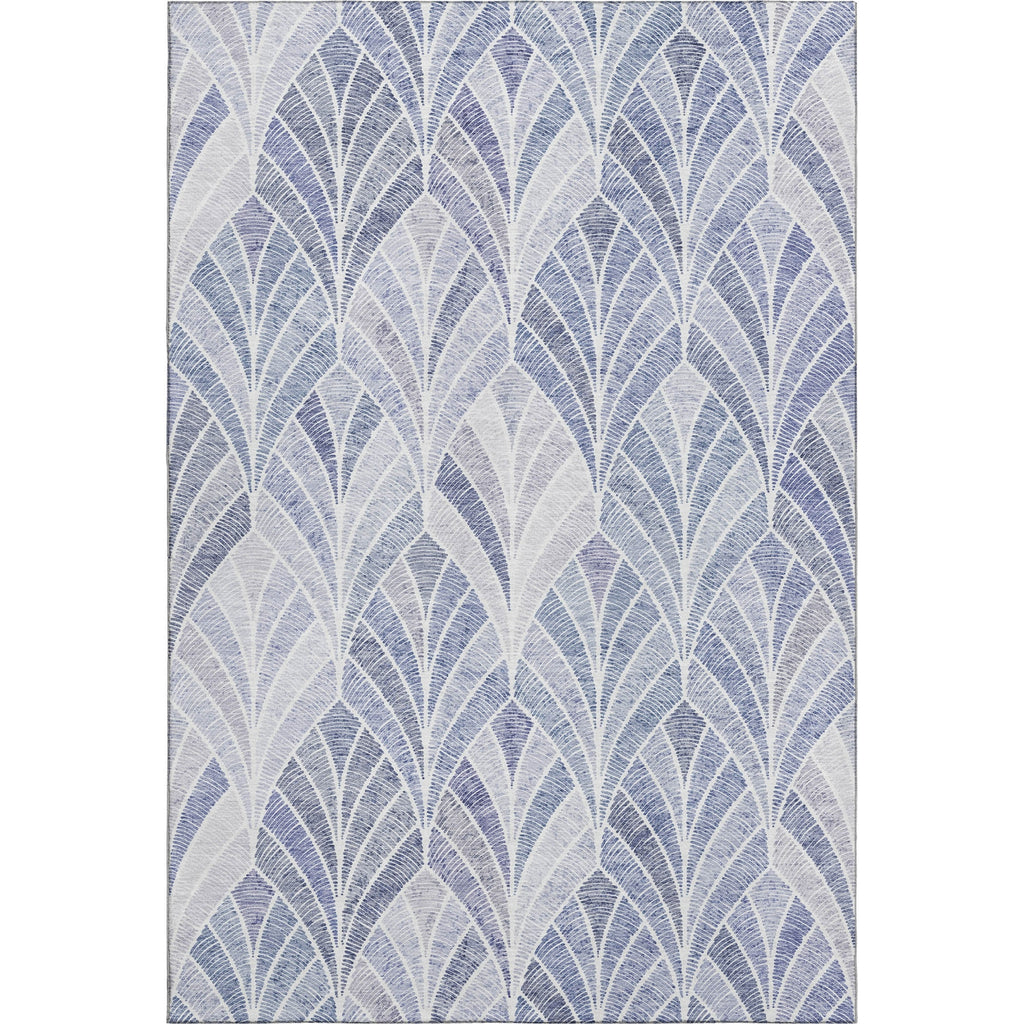 Piper Looms Mayfield Geometric AMF851 Denim Machine Washable Area Rug main image
