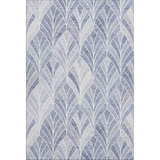 Piper Looms Mayfield Geometric AMF851 Denim Machine Washable Area Rug main image