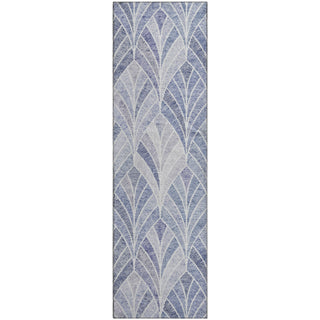 Piper Looms Mayfield Geometric AMF851 Denim Machine Washable Area Rug Runner Main Image
