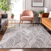 Piper Looms Mayfield Geometric AMF851 Gray Machine Washable Area Rug Lifestyle Image Feature