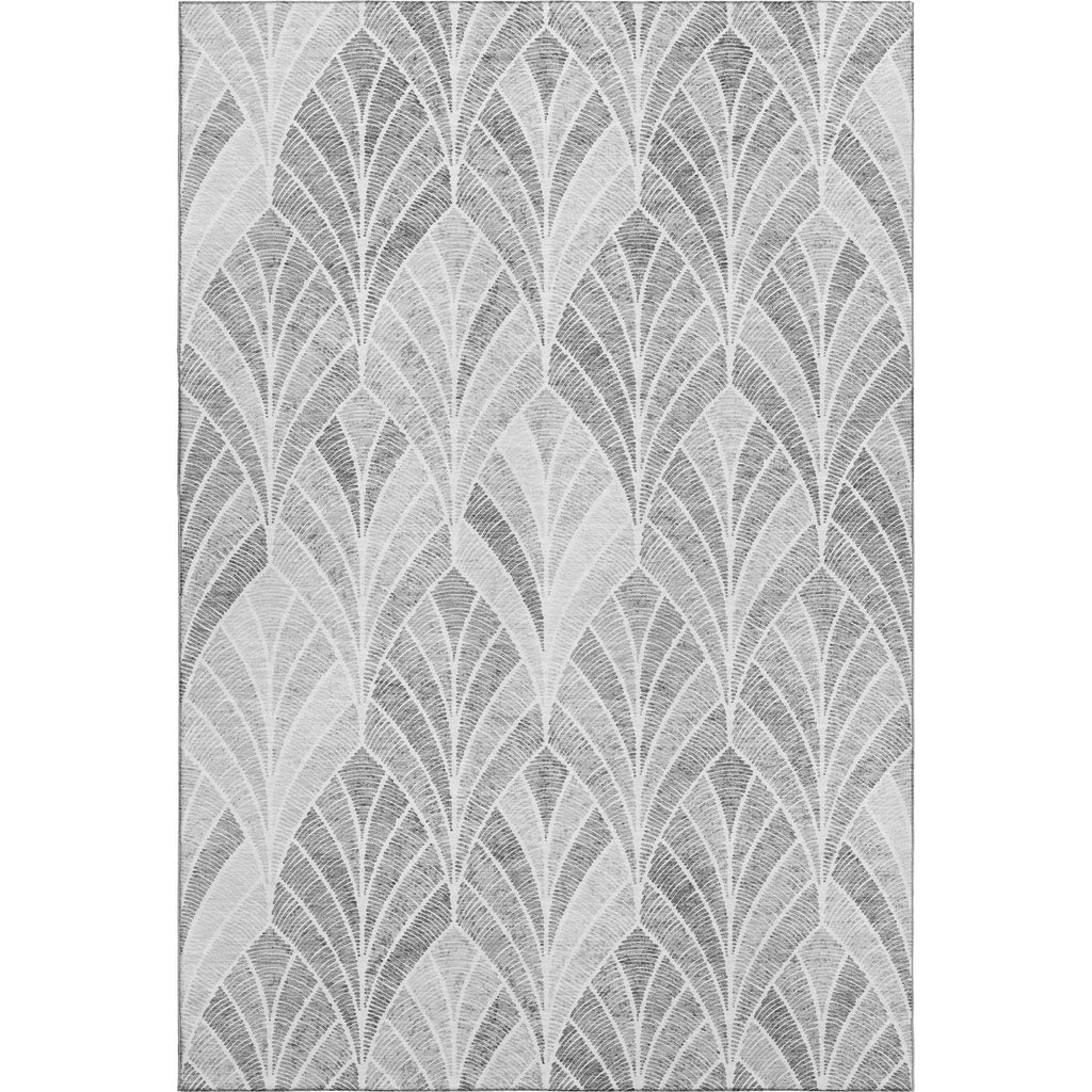 Piper Looms Mayfield Geometric AMF851 Gray Machine Washable Area Rug main image