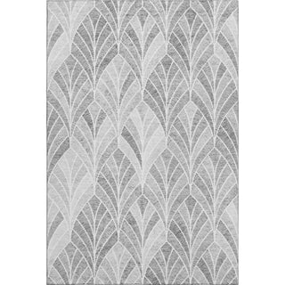 Piper Looms Mayfield Geometric AMF851 Gray Machine Washable Area Rug main image
