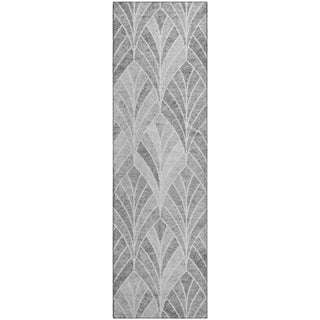 Piper Looms Mayfield Geometric AMF851 Gray Machine Washable Area Rug Runner Main Image