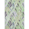 Piper Looms Mayfield Geometric AMF851 Green Machine Washable Area Rug main image