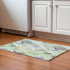 Piper Looms Mayfield Geometric AMF851 Green Machine Washable Area Rug Scatter Lifestyle Image Feature