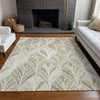 Piper Looms Mayfield Geometric AMF851 Khaki Machine Washable Area Rug Lifestyle Image Feature