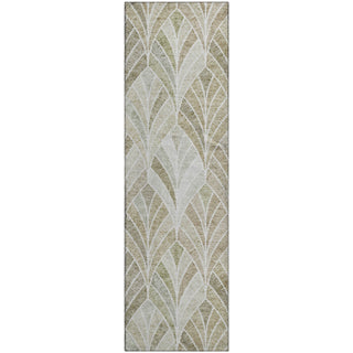 Piper Looms Mayfield Geometric AMF851 Khaki Machine Washable Area Rug Runner Main Image