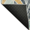 Piper Looms Mayfield Geometric AMF851 Orange Machine Washable Area Rug Backing Image