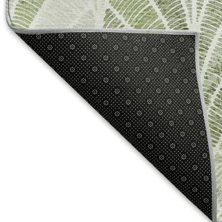 Piper Looms Mayfield Geometric AMF851 Sage Machine Washable Area Rug Backing Image