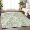 Piper Looms Mayfield Geometric AMF851 Sage Machine Washable Area Rug Lifestyle Image Feature
