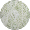 Piper Looms Mayfield Geometric AMF851 Sage Machine Washable Area Rug Round Main Image