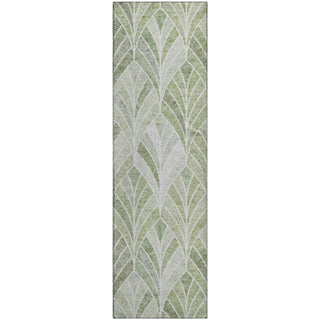 Piper Looms Mayfield Geometric AMF851 Sage Machine Washable Area Rug Runner Main Image