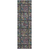 Piper Looms Mayfield Medallions AMF852 Black Machine Washable Area Rug Runner Main Image