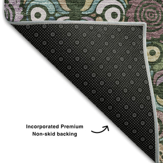 Piper Looms Mayfield Medallions AMF852 Fern Machine Washable Area Rug Backing Image