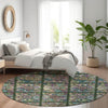 Piper Looms Mayfield Medallions AMF852 Fern Machine Washable Area Rug Round Lifestyle Image Feature