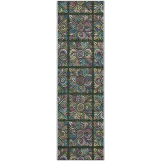 Piper Looms Mayfield Medallions AMF852 Fern Machine Washable Area Rug Runner Main Image