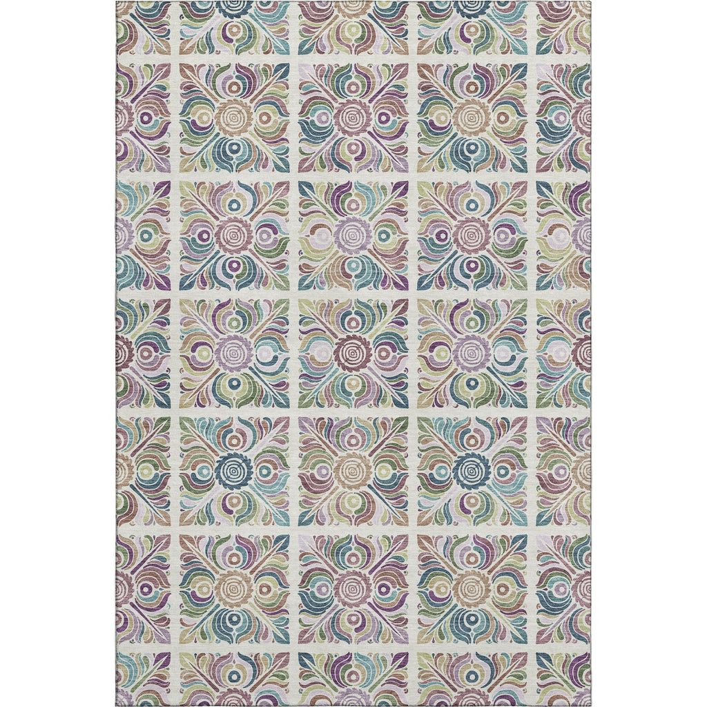 Piper Looms Mayfield Medallions AMF852 Ivory Machine Washable Area Rug main image
