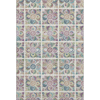 Piper Looms Mayfield Medallions AMF852 Ivory Machine Washable Area Rug main image