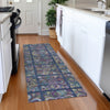 Piper Looms Mayfield Medallions AMF852 Navy Machine Washable Area Rug Runner Lifestyle Image Feature